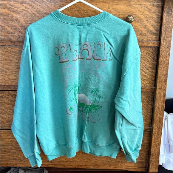 Wild Fable Teal Sweatshirt - Picture 3 of 3